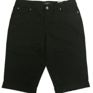 Excellent Condition, Nine West Jeans Shorts, Size 28/8, Black W-15 1/4", L-25"